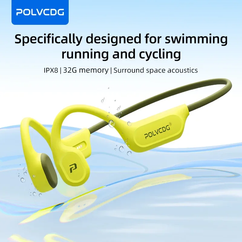 Bone Conduction Running Headphones - Audífonos de Conducción Ósea POLVCDG X9