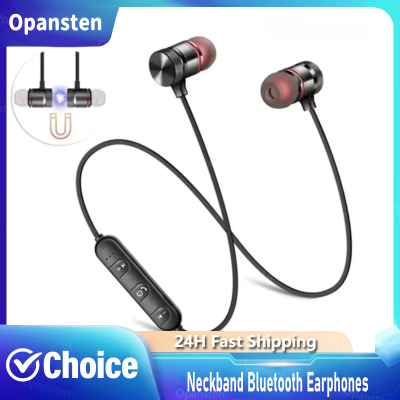 Auriculares Bluetooth con band - Magnetic Neckband Sports Earphones reseña y precio