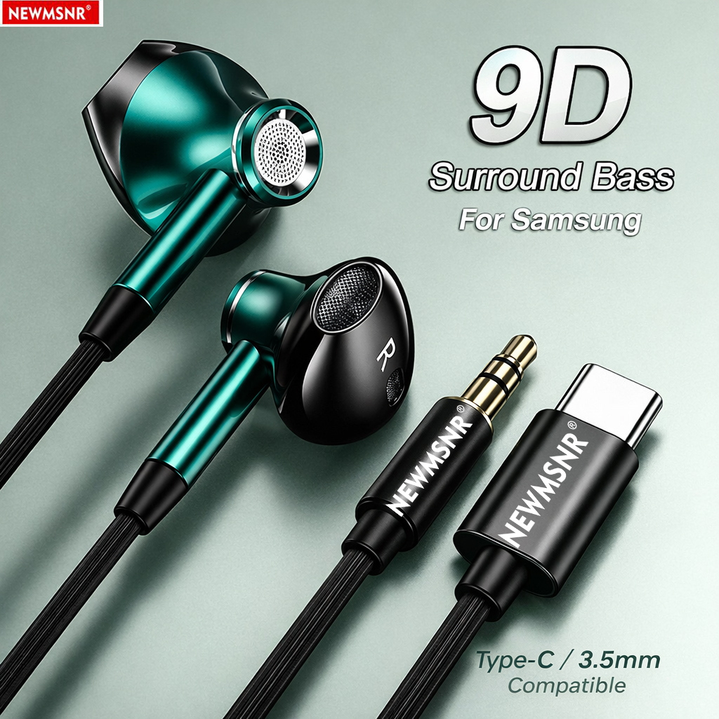 Auriculares con Bajos Envolven - Type C Wired Earphones With Mic reseña y precio