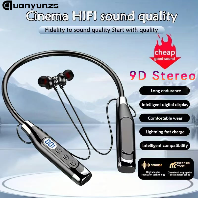 Auriculares inalámbricos estér - Magnetic Neckband Sports Earphones reseña y precio
