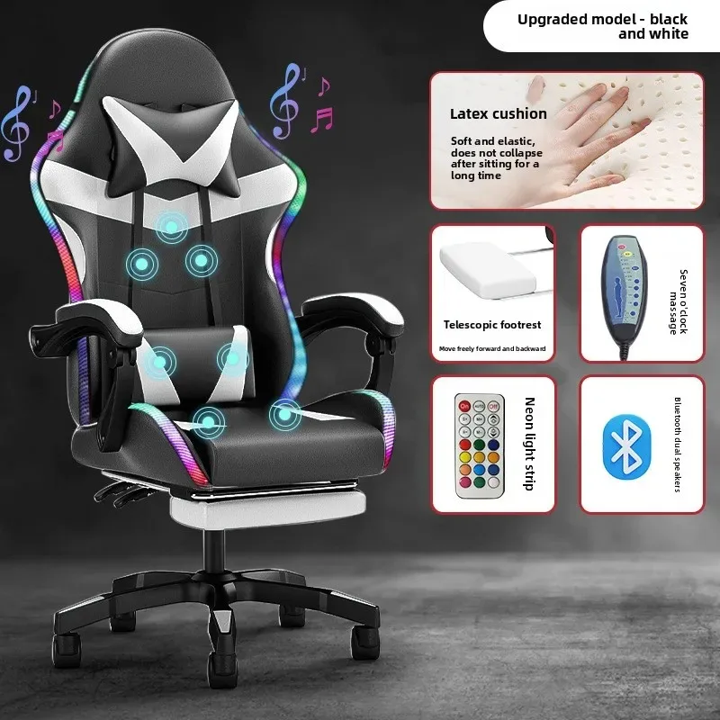 Silla para e-sports con luces, - Speakers reseña y precio